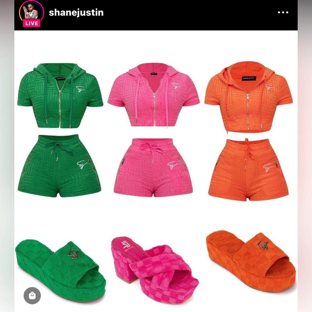 SHANE JUSTIN-Towlette Platform Slides